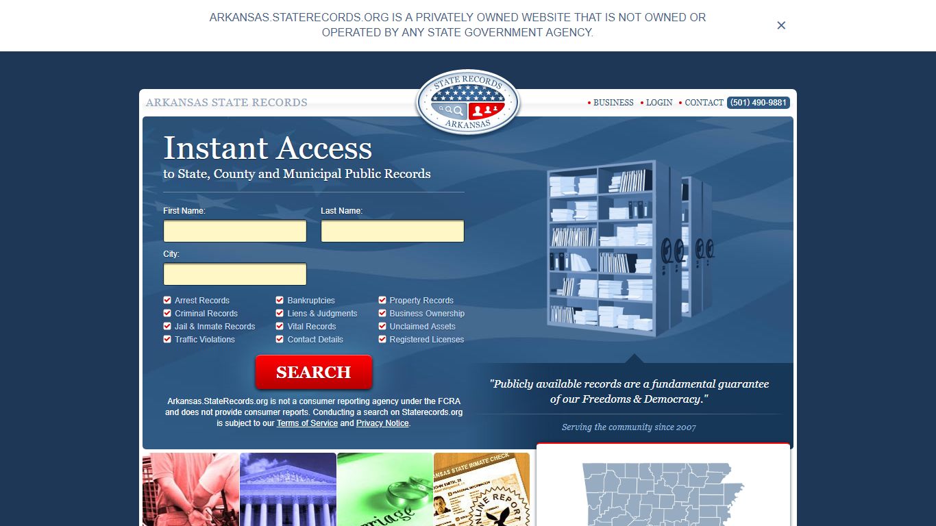 Benton County Arrest, Court, and Public Records